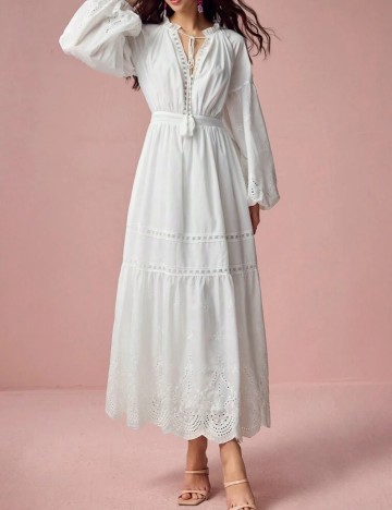 Rochie maxi Shein, alb