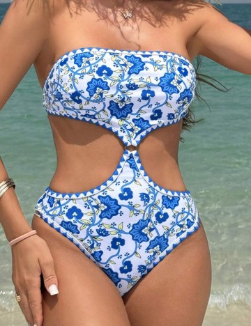 Costum de baie întreg Shein, mix culori