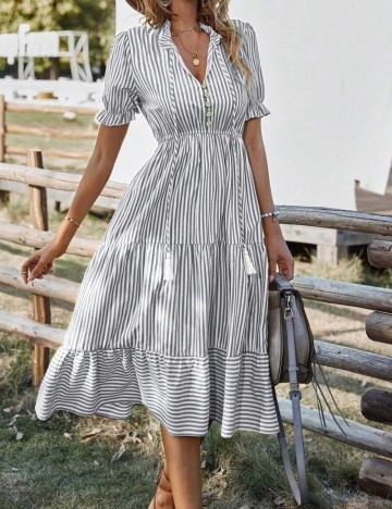 Rochie midi Shein, mix culori