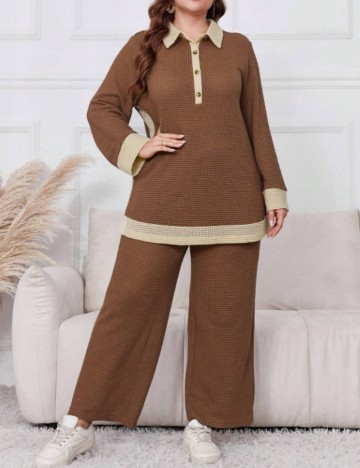 Compleu Shein Curve+, maro