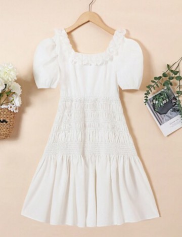 Rochie Shein, alb