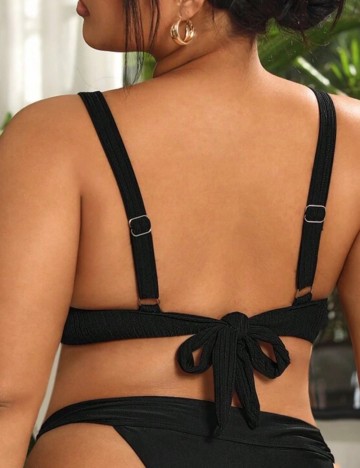 Sutien de baie Shein Curve+, negru
