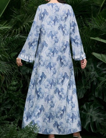 Rochie maxi Shein, mix culori
