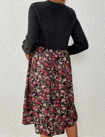 Rochie midi Shein, mix culori