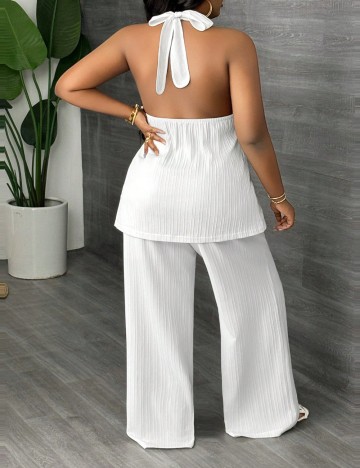 Compleu Shein Curve+, alb