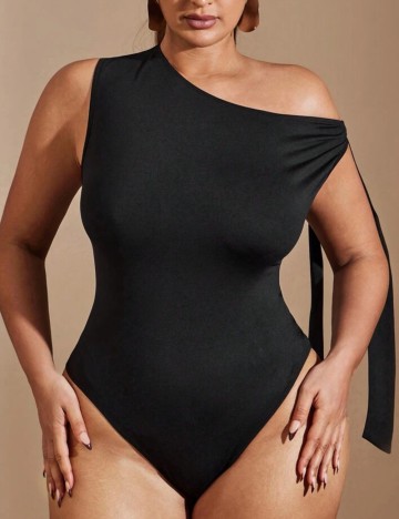 Body Shein Curve+, negru