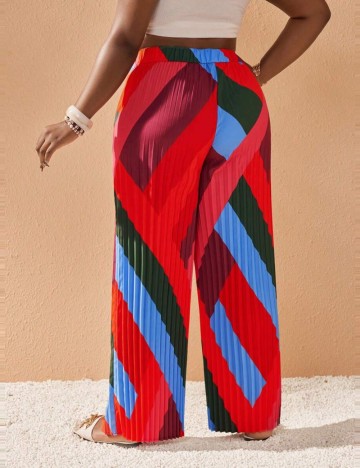 Pantaloni Shein Curve+, mix culori
