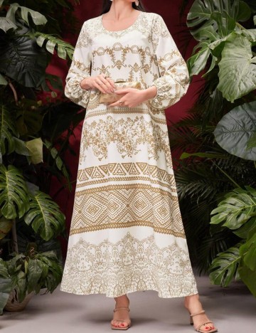 Rochie maxi Shein, mix culori