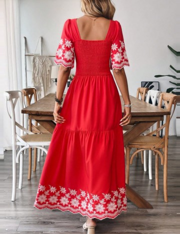 Rochie maxi Shein, roșu