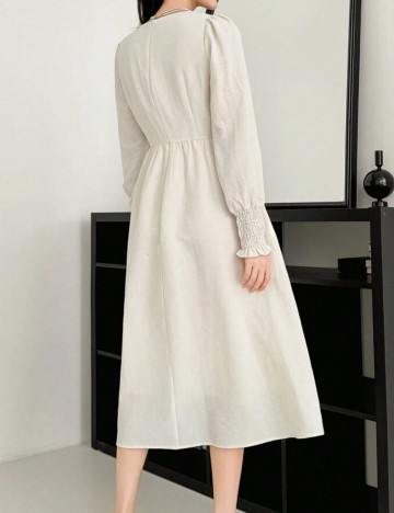 Rochie midi DAZY by Shein, crem