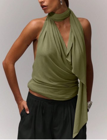Top Shein, verde