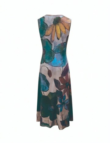 Rochie maxi Shein, mix culori