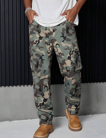 Pantaloni MANFINITY by Shein, mix culori