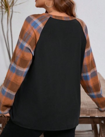 Bluză Shein Curve+, mix culori