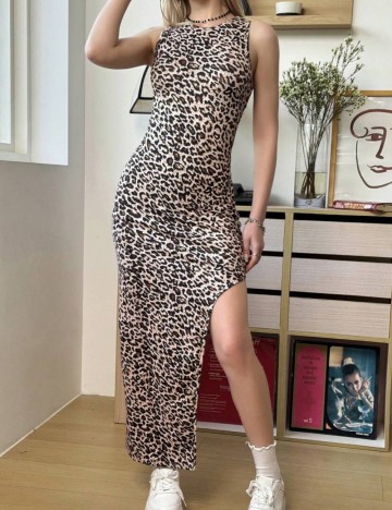 Rochie maxi Shein, mix culori