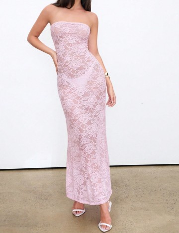Rochie maxi Shein, roz