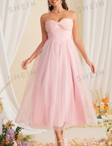 Rochie de ocazie Shein, roz