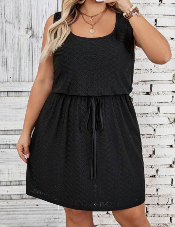 Rochie mini Shein Curve+, negru