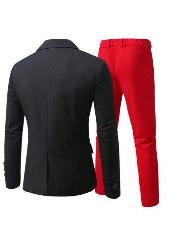 Costum MANFINITY by Shein, roșu