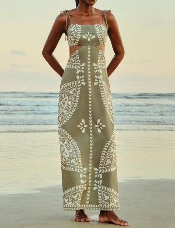 Rochie maxi Shein, mix culori