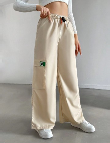 Pantaloni Shein, crem