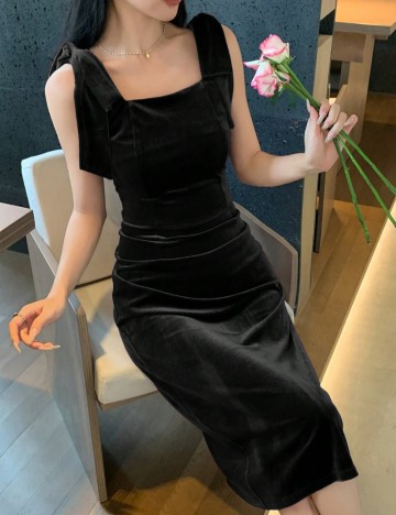 Rochie midi Shein, negru