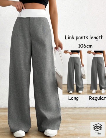 Pantaloni Shein, gri