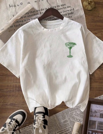 Tricou Shein, alb