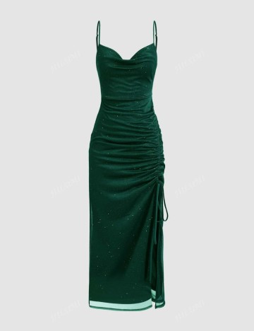 Rochie de ocazie Shein, verde