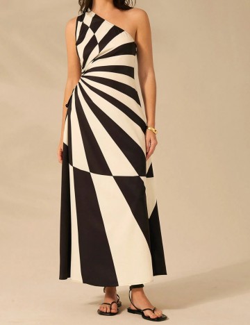 Rochie maxi Shein, mix culori