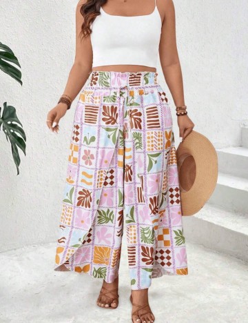 Pantaloni Shein Curve+, mix culori