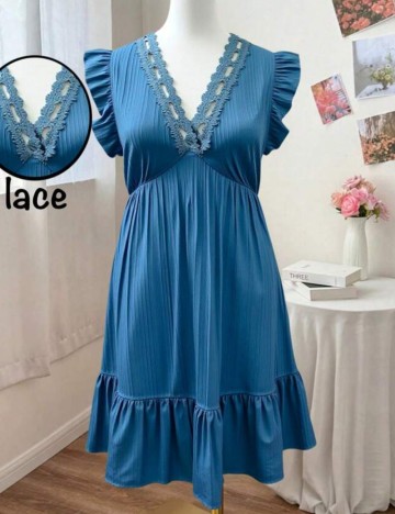 Rochie mini Shein Curve+, albastru