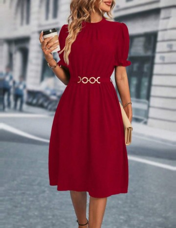 Rochie midi Shein, roșu