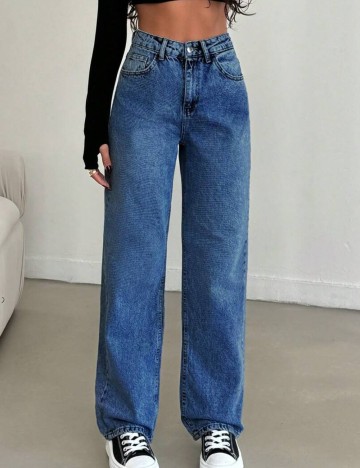 Jeans Shein, albastru