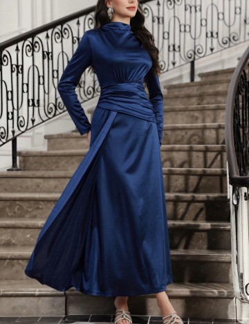 Rochie midi Shein, bleumarin