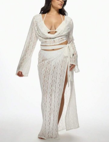 Compleu Missguided by Shein, alb