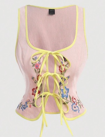 Top Shein, mix culori