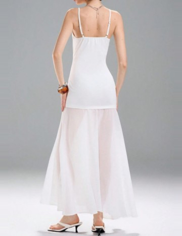Rochie maxi Shein, alb
