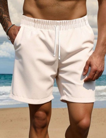 Pantaloni scurți Shein, bej