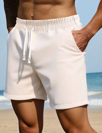 Pantaloni scurți Shein, bej
