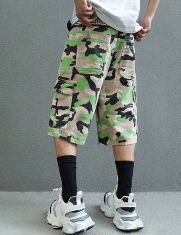 Pantaloni 3/4 MANFINITY by Shein, mix culori
