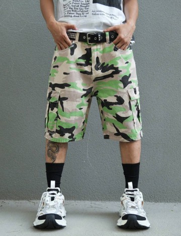 Pantaloni 3/4 MANFINITY by Shein, mix culori