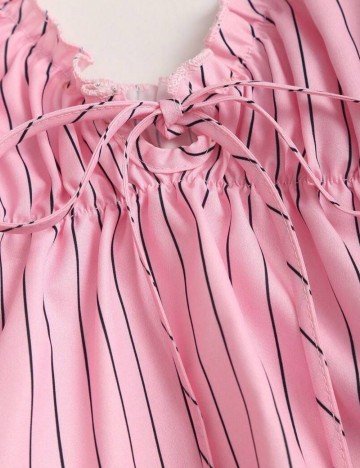 Compleu pijamale Shein, roz