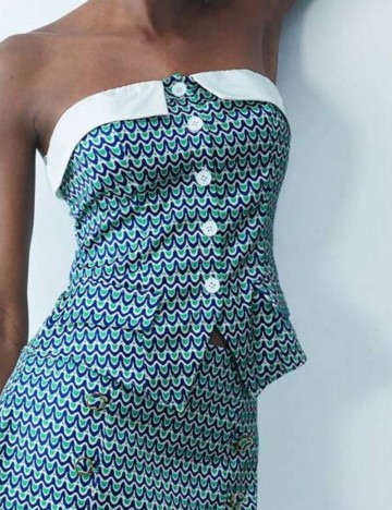 Top Shein, mix culori