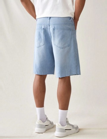 Pantaloni scurți Shein, albastru