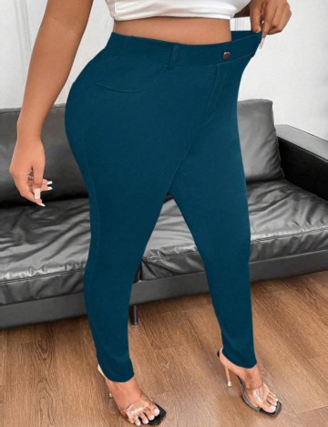 Colanti Shein Curve+, albastru