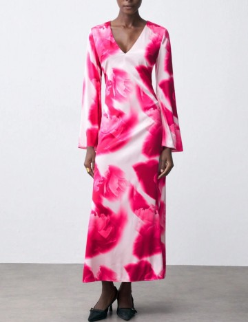 Rochie maxi Shein, mix culori