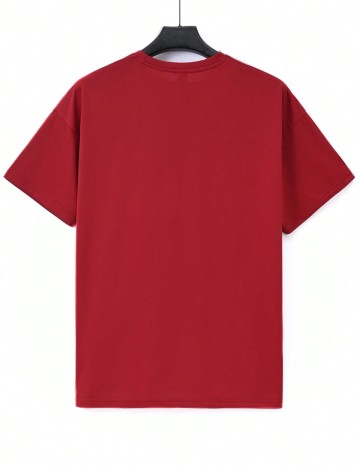 Tricou Shein, vișiniu