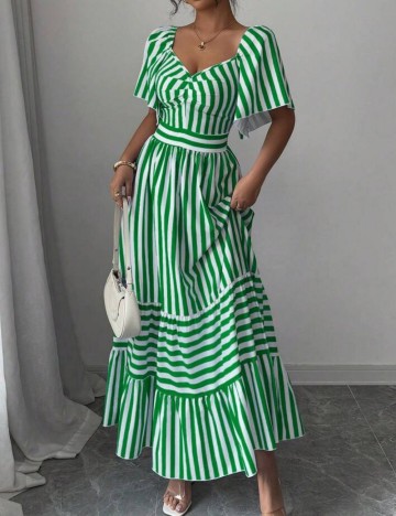 Rochie maxi Shein, mix culori