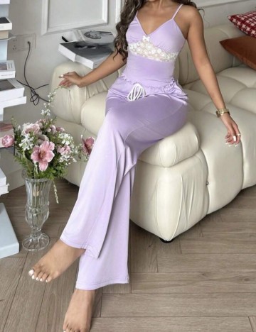 Compleu pijamale Shein, mov